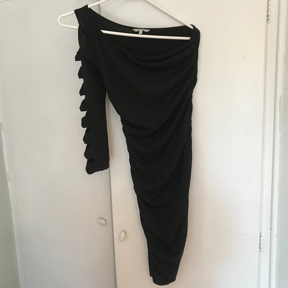 Sparkly One Arm Dress